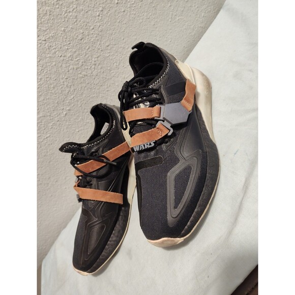Size 9 - Adidas Star Wars x ZX 2K Boost Han Solo Fast Shipping Authentic Shoes - Picture 5 of 7